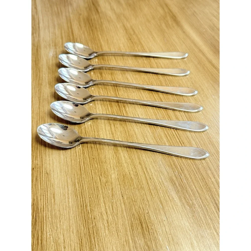 Gorham Georgetown NEW Stainless 18/8  Japan (6) Ice Teaspoons 7 3/4